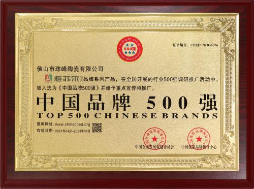 中国品牌500强